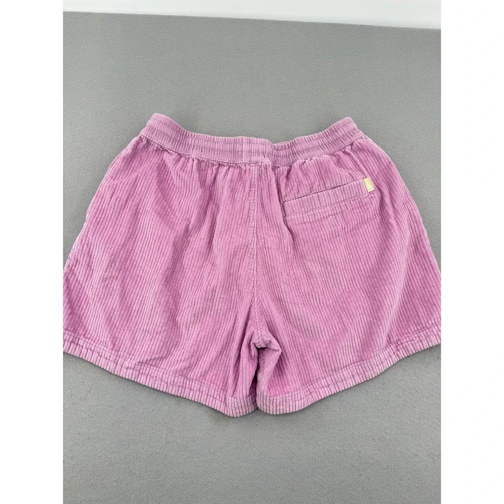 Urban Outfitters Mens Pink Corduroy Shorts Elastic Waist Size M Streetwear Skate